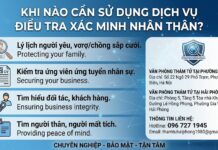 Dịch vụ thám tử xác minh thân nhân uy tín, bảo mật cao tại Hải Phòng